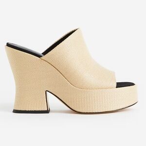 H&M Straw Mules